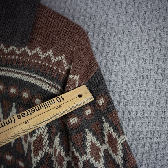 White Ram Vintage 70s Men's Cardigan Sweater M Canada - Picture 7 of 8